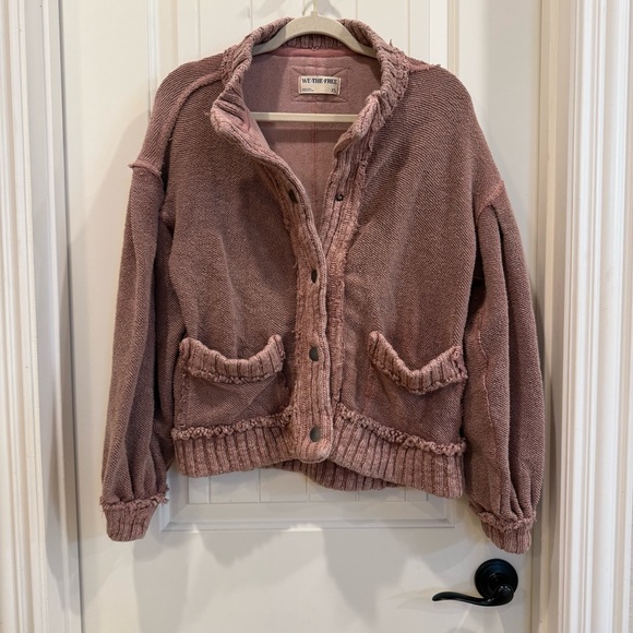We The Free Cute In This Cardi Mauve - Picture 4 of 7
